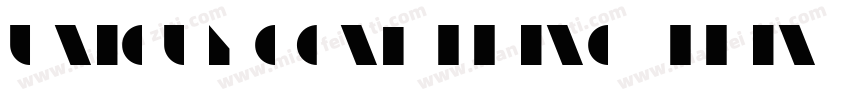 UnicumCondThinC Thin字体转换